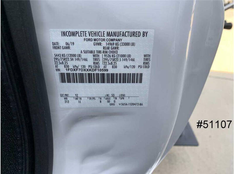 2019 Ford F-750 Super Duty