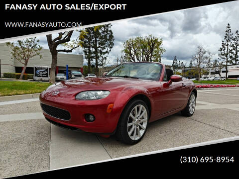 2008 Mazda MX-5 Miata for sale at FANASY AUTO SALES/EXPORT in Yorba Linda CA