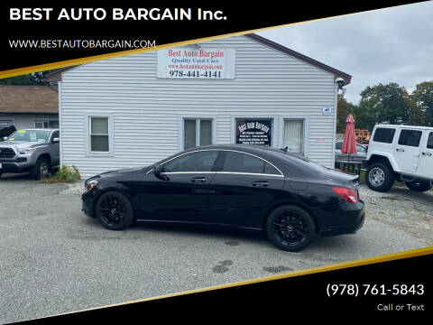 2017 Mercedes-Benz CLA for sale at BEST AUTO BARGAIN inc. in Lowell MA