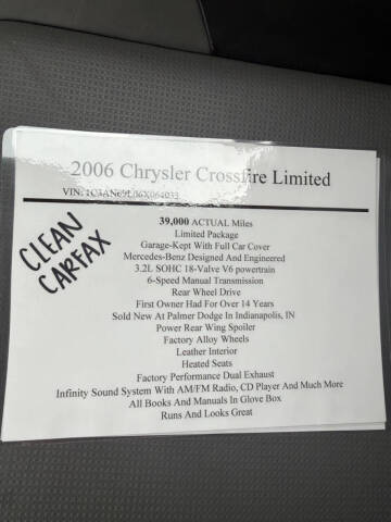 2006 Chrysler Crossfire Limited