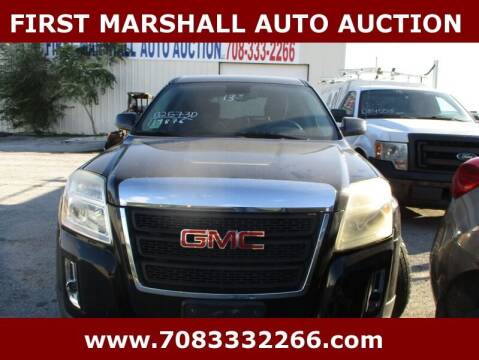 2013 GMC Terrain for sale at First Marshall Auto Auction in Harvey IL
