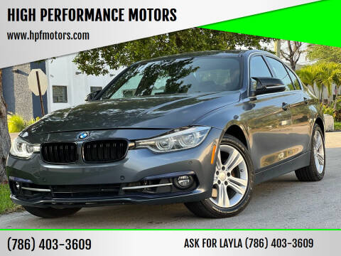 2017 BMW 3 Series for sale at HIGH PERFORMANCE MOTORS in Hollywood FL