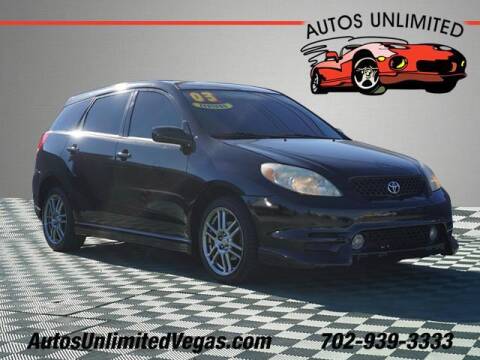 2003 Toyota Matrix for sale at Autos Unlimited in Las Vegas NV