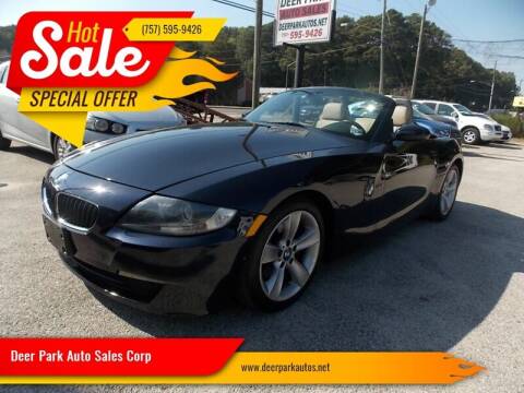2006 BMW Z4 for sale at Deer Park Auto Sales Corp in Newport News VA