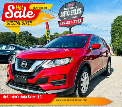 2017 Nissan Rogue for sale at McAllister's Auto Sales LLC in Van Buren AR