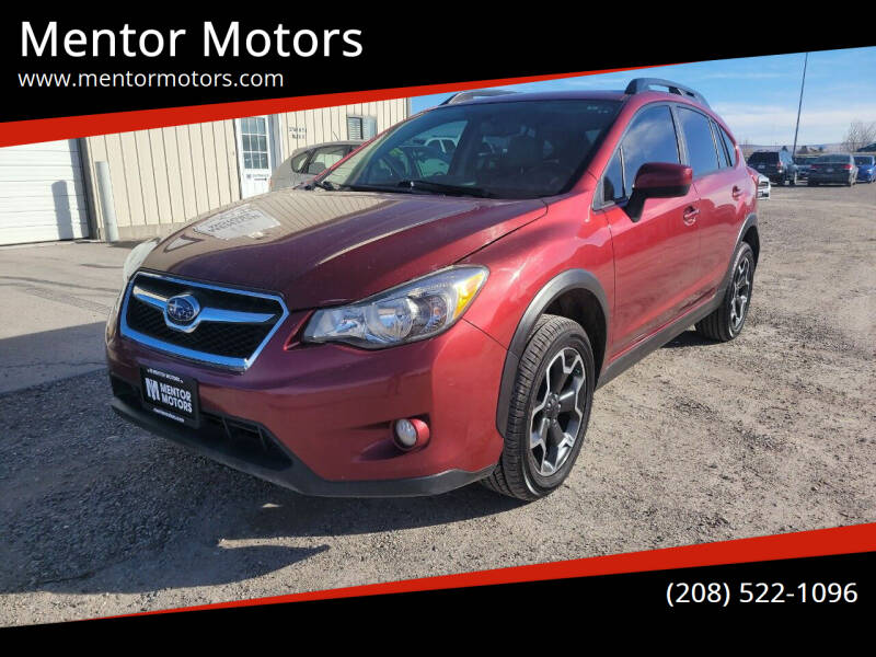 2015 Subaru XV Crosstrek for sale at Mentor Motors in Idaho Falls ID