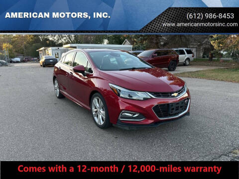 2018 Chevrolet Cruze Premier Auto