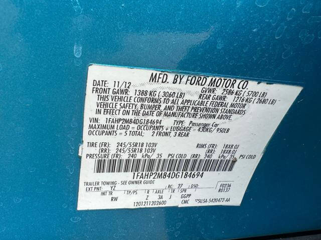 2013 Ford Taurus Police Interceptor