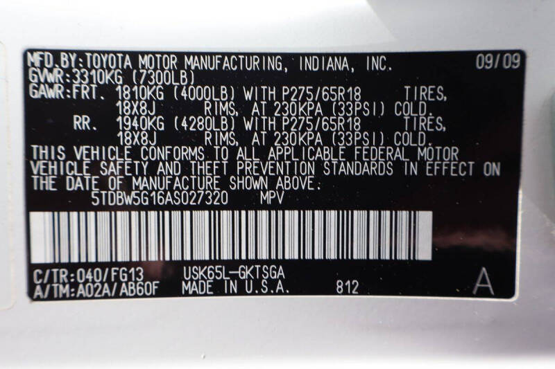 2010 Toyota Sequoia SR5