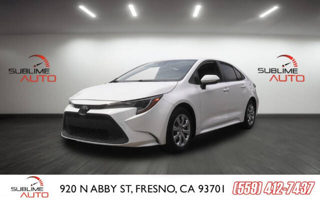 2020 Toyota Corolla for sale at SUBLIME AUTO in Fresno, CA