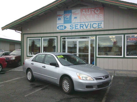 2007 Honda Accord for sale at 777 Auto Sales and Service in Tacoma WA