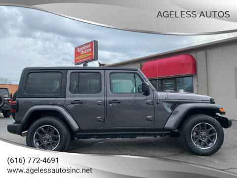 2021 Jeep Wrangler Unlimited for sale at Ageless Autos in Zeeland MI