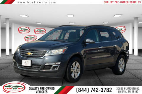 2014 Chevrolet Traverse for sale at Best Bet Auto in Livonia MI