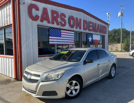 2013 Chevrolet Malibu for sale at Cars On Demand 3 in Pasadena TX