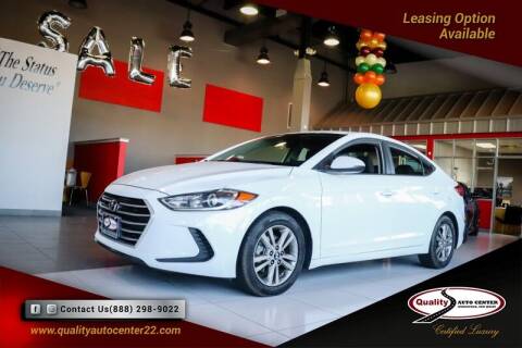 2018 Hyundai Elantra for sale at Quality Auto Center of Springfield in Springfield NJ