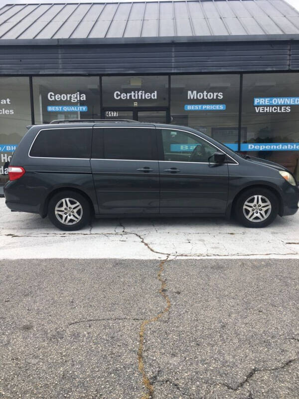 2005 Honda Odyssey for sale at Georgia Certified Motors in Stockbridge GA