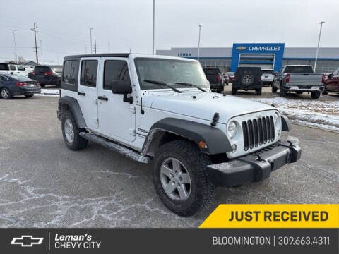 2018 Jeep Wrangler JK Unlimited for sale at Leman's Chevy City in Bloomington IL
