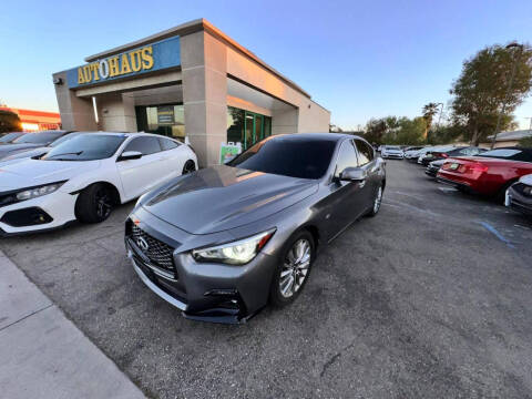 2018 Infiniti Q50 for sale at AutoHaus in Loma Linda CA