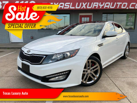 2013 Kia Optima for sale at Texas Luxury Auto in Cedar Hill TX