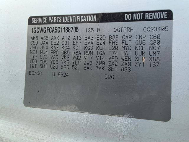 2012 Chevrolet Express 2500