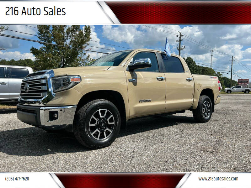2018 Toyota Tundra for sale at 216 Auto Sales in Mc Calla AL