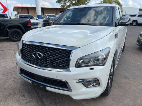2016 Infiniti QX80 for sale at ANF AUTO FINANCE in Houston TX