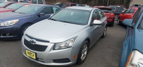 2012 Chevrolet Cruze for sale at Jeff's Sales & Service in Presque Isle ME