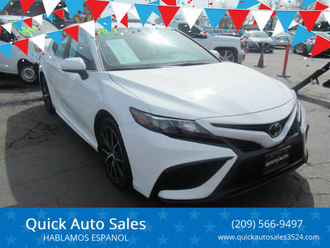 2021 Toyota Camry for sale at Quick Auto Sales in Ceres CA