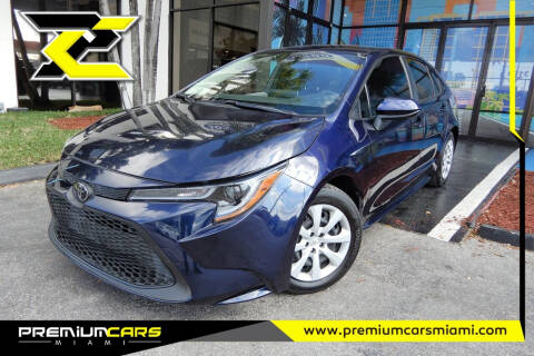 2021 Toyota Corolla for sale at Premium Cars of Miami in Miami FL