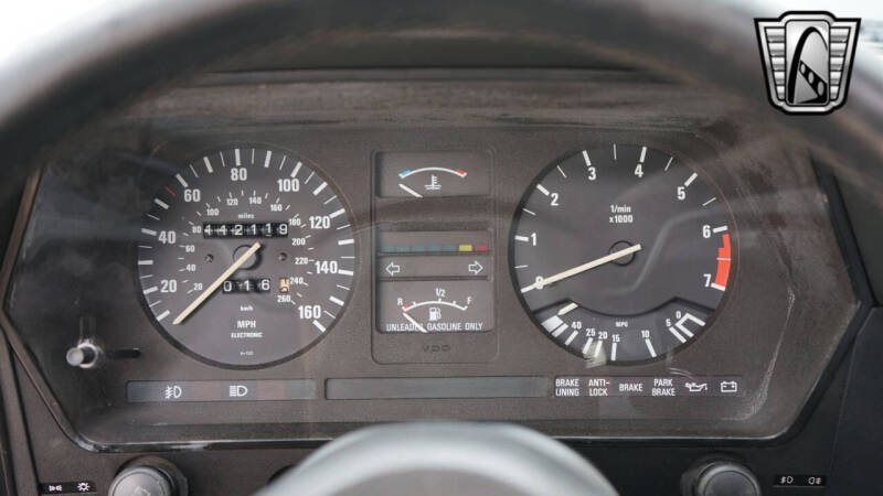 1986 BMW 6 Series 635CSi