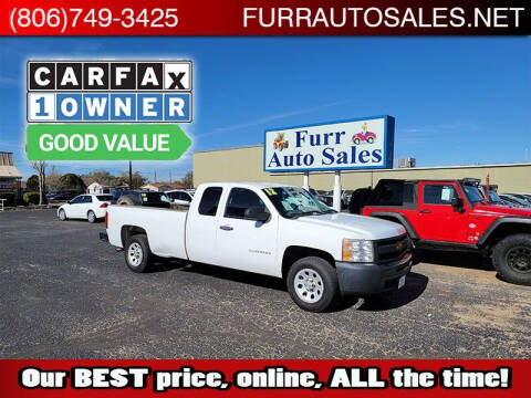 2012 Chevrolet Silverado 1500 for sale at FURR AUTO SALES in Lubbock TX