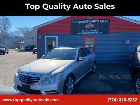 2012 Mercedes-Benz E-Class for sale at Top Quality Auto Sales in Westport MA