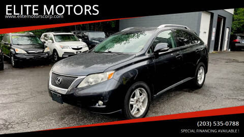 2010 Lexus RX 350 for sale at ELITE MOTORS in West Haven CT