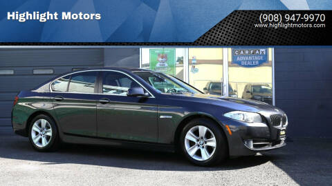 2013 BMW 5 Series for sale at Highlight Motors in Linden NJ