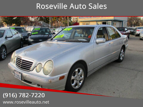 2002 Mercedes-Benz E-Class for sale at Roseville Auto Sales in Roseville CA
