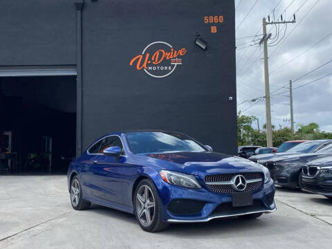 2017 Mercedes-Benz C-Class for sale at U Drive Motors in Hollywood FL