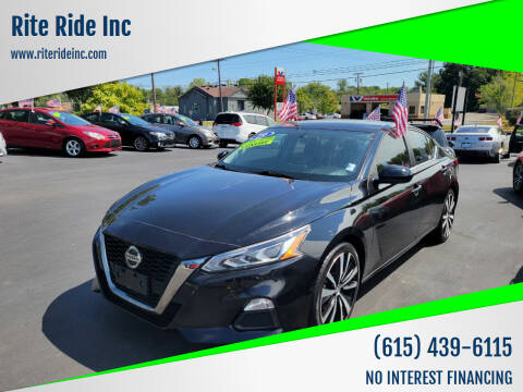 2019 Nissan Altima for sale at Rite Ride Inc in Murfreesboro TN