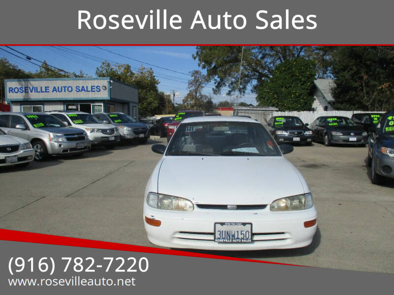 1997 GEO Prizm for sale at Roseville Auto Sales in Roseville CA