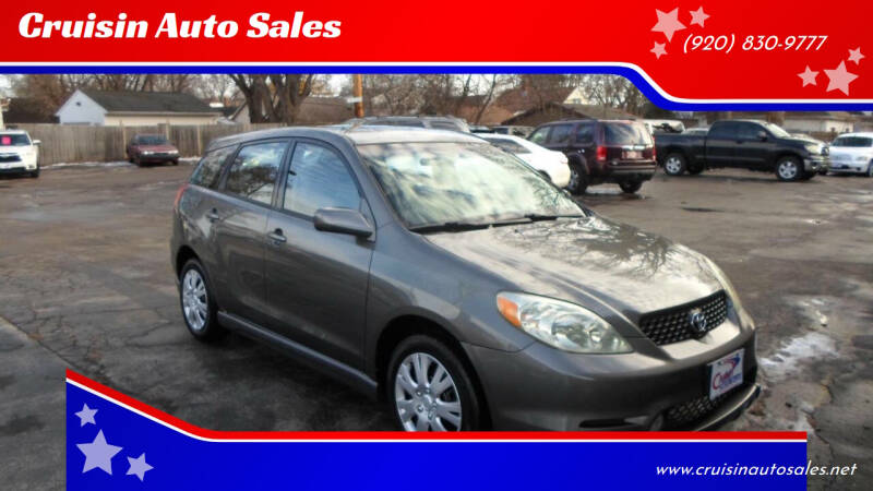 2004 Toyota Matrix for sale at Cruisin Auto Sales in Appleton WI