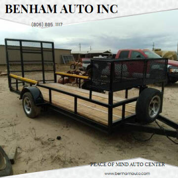  14x6 foot Utility Trailer for sale at BENHAM AUTO INC - Benham Auto Trailers in Lubbock TX