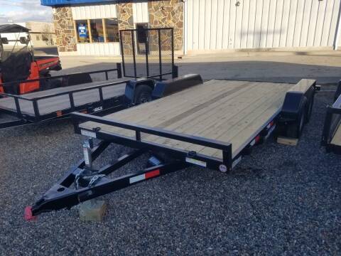 2022 Sure-Trac 7'X14'+2' 7,000 LB CAR HAULER / UTILITY for sale at Bull Mountain Auto, Truck & Trailer Sales in Roundup MT
