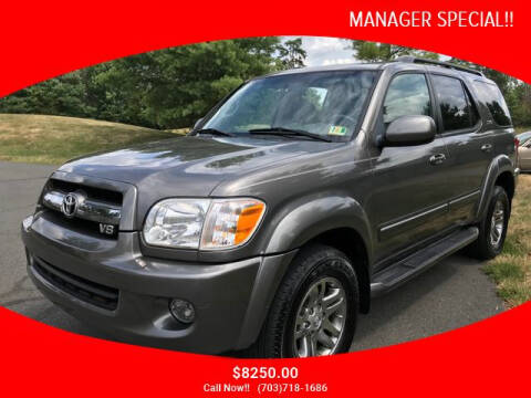 2006 Toyota Sequoia for sale at SEIZED LUXURY VEHICLES LLC in Sterling VA