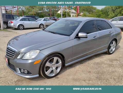 2010 Mercedes-Benz E-Class for sale at Your Choice Autos - Crestwood in Crestwood IL
