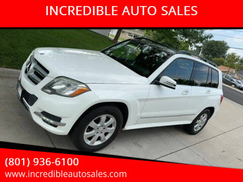 2014 Mercedes-Benz GLK for sale at INCREDIBLE AUTO SALES in Bountiful UT