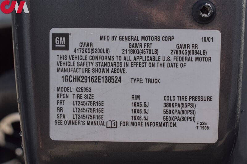 2002 Chevrolet Silverado 2500HD