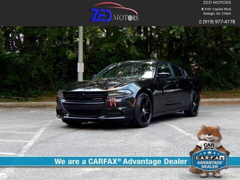 2018 Dodge Charger for sale at Zed Motors in Raleigh NC
