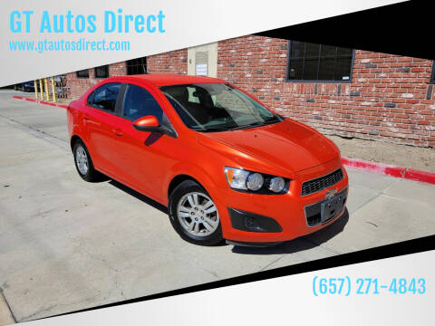 2012 Chevrolet Sonic for sale at GT Autos Direct in Garden Grove CA