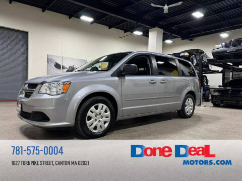 2017 Dodge Grand Caravan for sale at DONE DEAL MOTORS in Canton MA