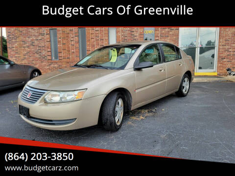 2006 Saturn Ion for sale at Budget Cars Of Greenville in Greenville SC