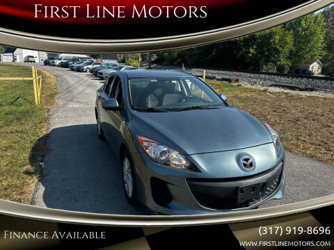 2013 Mazda MAZDA3 for sale at First Line Motors in Jamestown IN